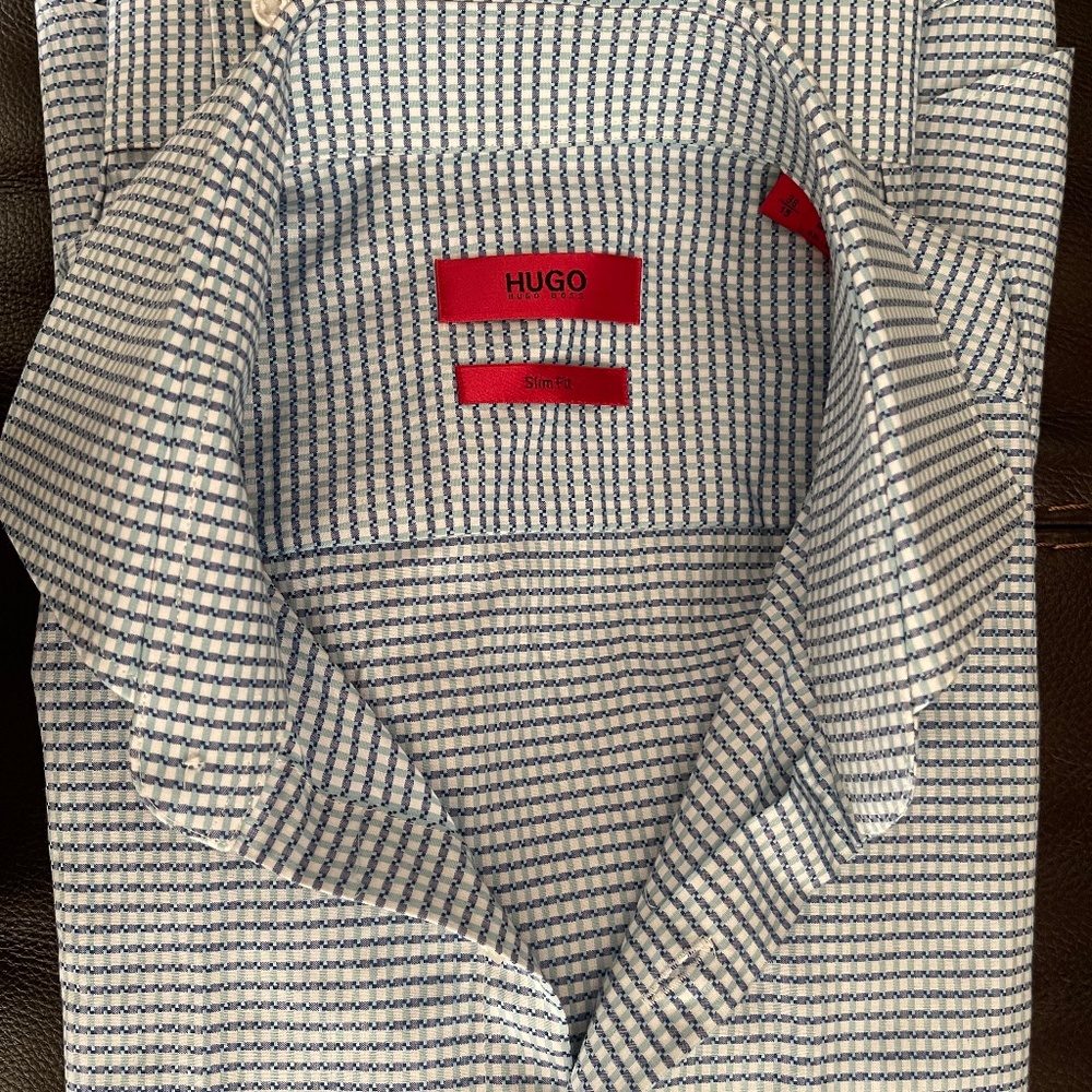 Brand New Hugo Boss Men Shirt Slim Fit 38 15